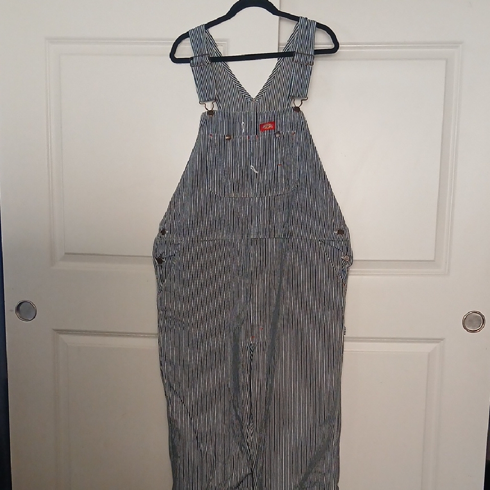 Dickies Hickory Striped Bib Overalls